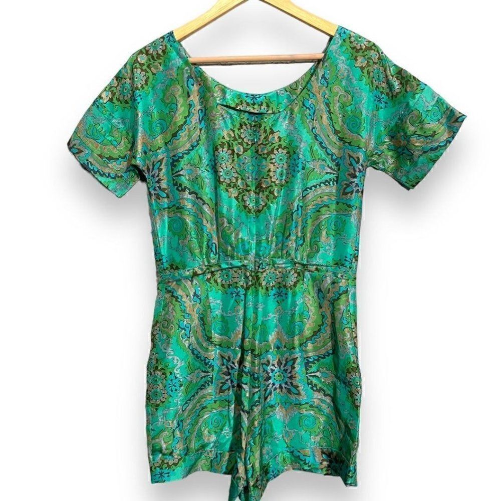 J. Crew Rare 100% Silk Casbah Romper